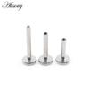 Alisouy 1PC G23 Titanium Funnel Screw Thread Ear Tragus Helix Bar Labret Lip Ring Cartilage Stud Earring Piercing Body Jewelry