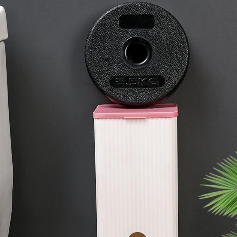 1 шт. настенный ящик для хранения гигиенических салфеток, ящик для хранения бумажных салфеток и ватных тампонов, многофункциональный ящик с откидной крышкой