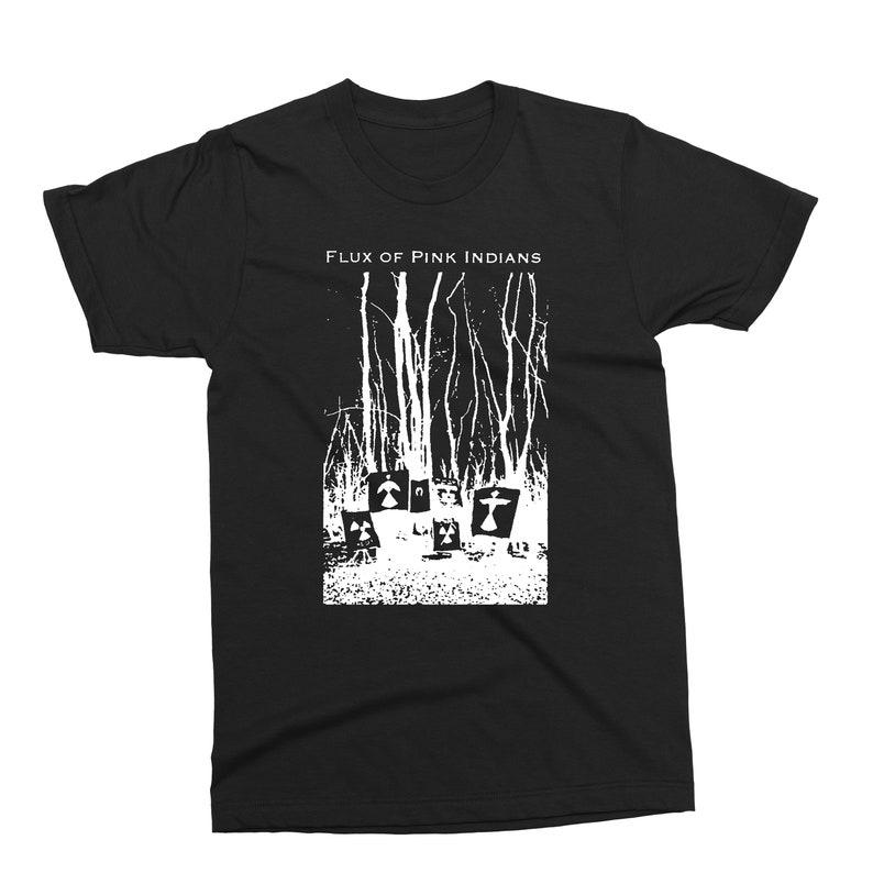 230 г/м2 100% хлопок Flux Of Pink Indianstribal футболка Crass Subhumans Poison Girls Dirt Punk Crust