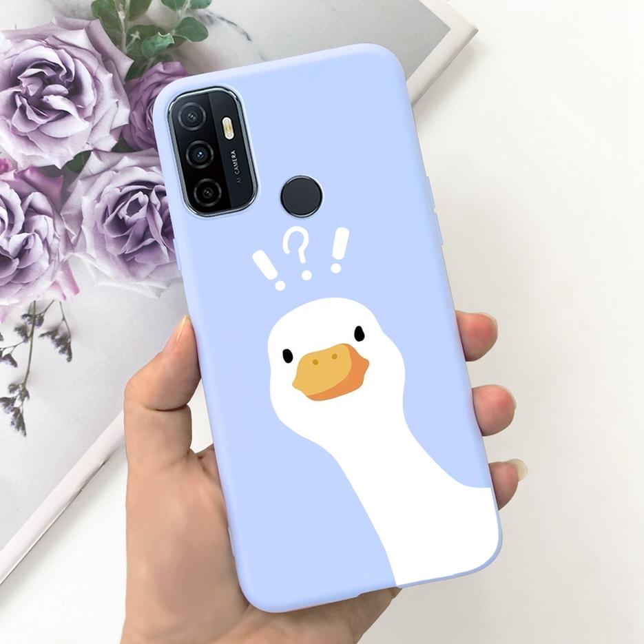 For Oppo A53 A53s Case Cute Fashion Cartoon Painted Cover Soft TPU Phone Case For Oppo A53s A 53 s OppoA53 s Fundas Coque Bumper