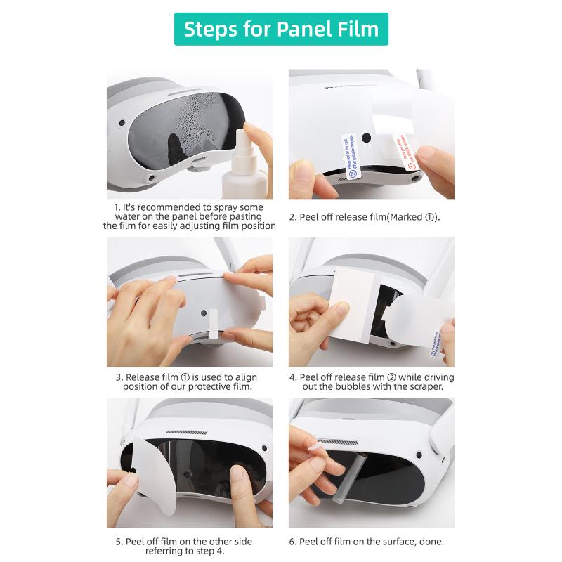 Защитная пленка для линз VR-очков, устойчивая к царапинам, HD-экран, мягкая пленка, совместимая с Pico 4