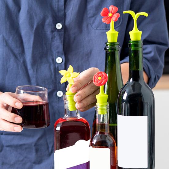 4 шт. пробки для вина, многоразовая крышка для бутылки свежести, пищевая силиконовая бутылка для вина