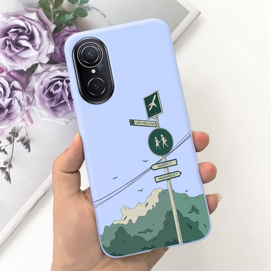 For Huawei Nova 9 SE Case Cute Dinosaur Cartoon Back Cover Soft Silicone Phone Case For Huawei Nova 9 Pro Nova9 SE Fundas Bumper