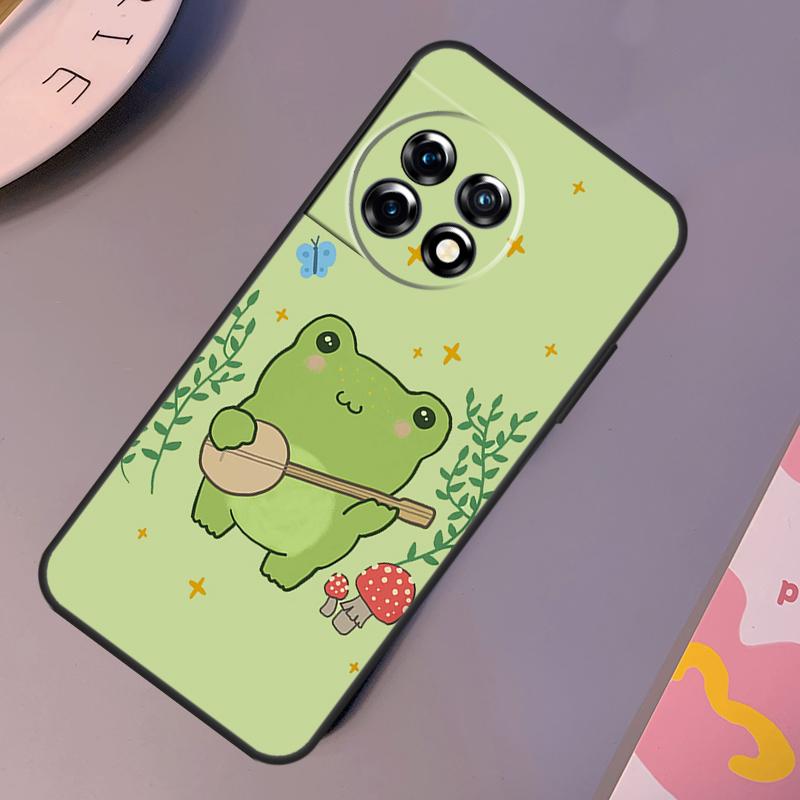 Коттеджкор Лягушка Грибы Эстетика Чехол Для OnePlus Nord 3 2T N10 N20 CE 2 Lite OnePlus 9 10 Pro 9RT 10R 10T 12R 11 12 Чехол