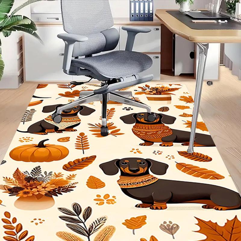 1 шт. Такса Кофе Экстра Большой Нескользящий Коврик для Пола, Офис, Семья, Спальня, Студия Большой Ковер Ковер для Помещения