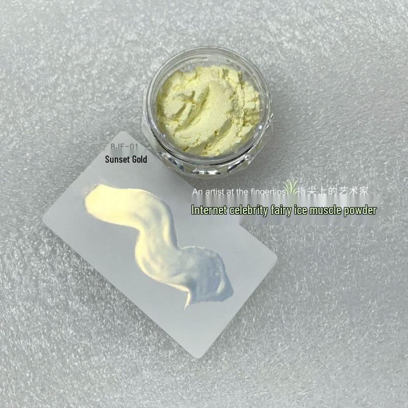 Macaron Fairy Aurora Powder: Translucent Moonlight Magic Mirror Ornaments - 2025 Nail Salon Exclusive Hot Style