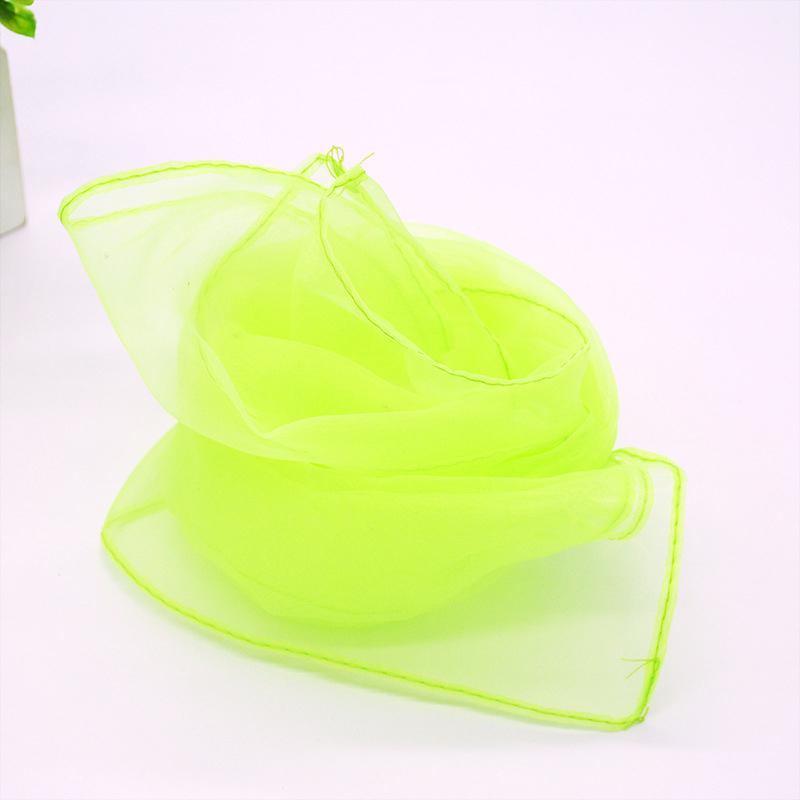 40-65 см Летняя мода шифоновый шарф в горошек женский головной убор квадратный шарф платки женские резинки для волос шейный платок платки