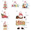 With Rope Christmas Door Hanger Oranments DIY Christmas Party Supplies  Party
