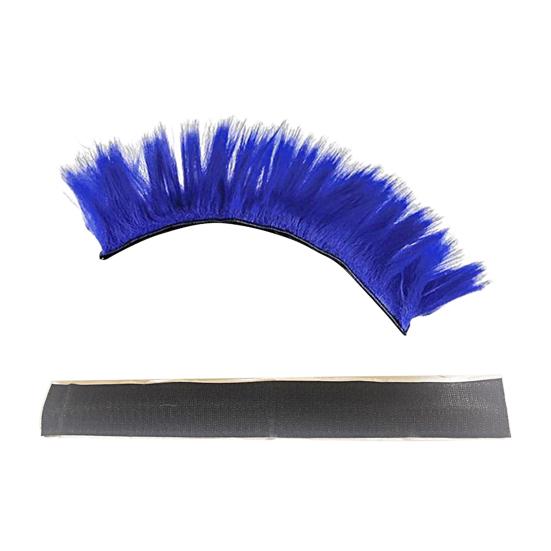 Режущийся шлем, парик, съемный высокотемпературный шелковый яркий цветной шлем, шлем ирокез, принадлежности для шлема