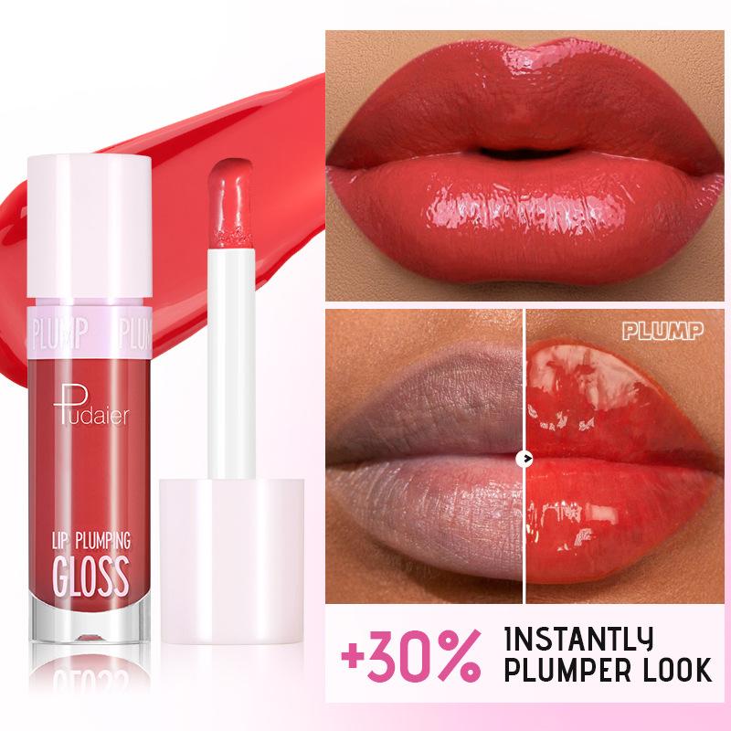 Lip Plump Блеск для губ Увеличивает эластичность губ Мгновенный объем Увлажнение Питание Сексуальный уход за губами Макияж Косметика