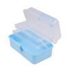 3 Layers Large Capacity Storage Box With Handle Foldable Plastic Portable Makeup Hairpin Organizer Nail Art Jewelry Box
