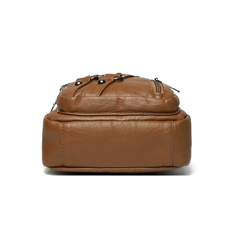 Женская мягкая кожаная сумка через плечо, сумка для мамы, большая вместимость, ретро-сумка для мобильного телефона