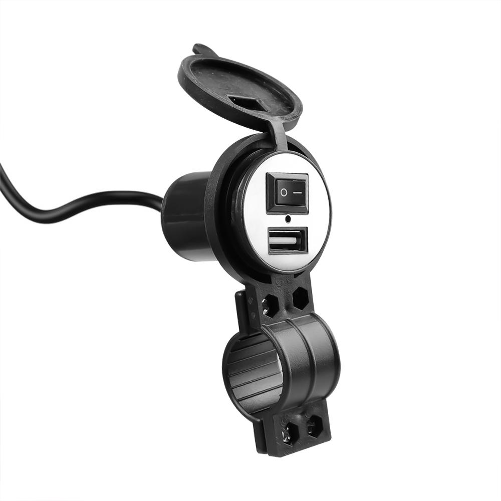 Зарядное устройство USB для мотоцикла своими руками Универсальное USB-зарядное устройство для руля мотоцикла с переключателем 12 В Автомобильный Power Bank Зарядное устройство для мобильного телефона Устройство