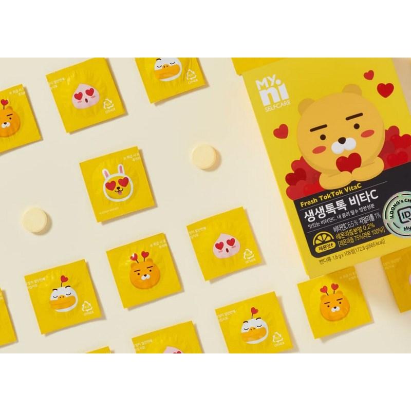 Myni Saengsaeng Tok Tok Витамин С, 108 таблеток, 1 шт.