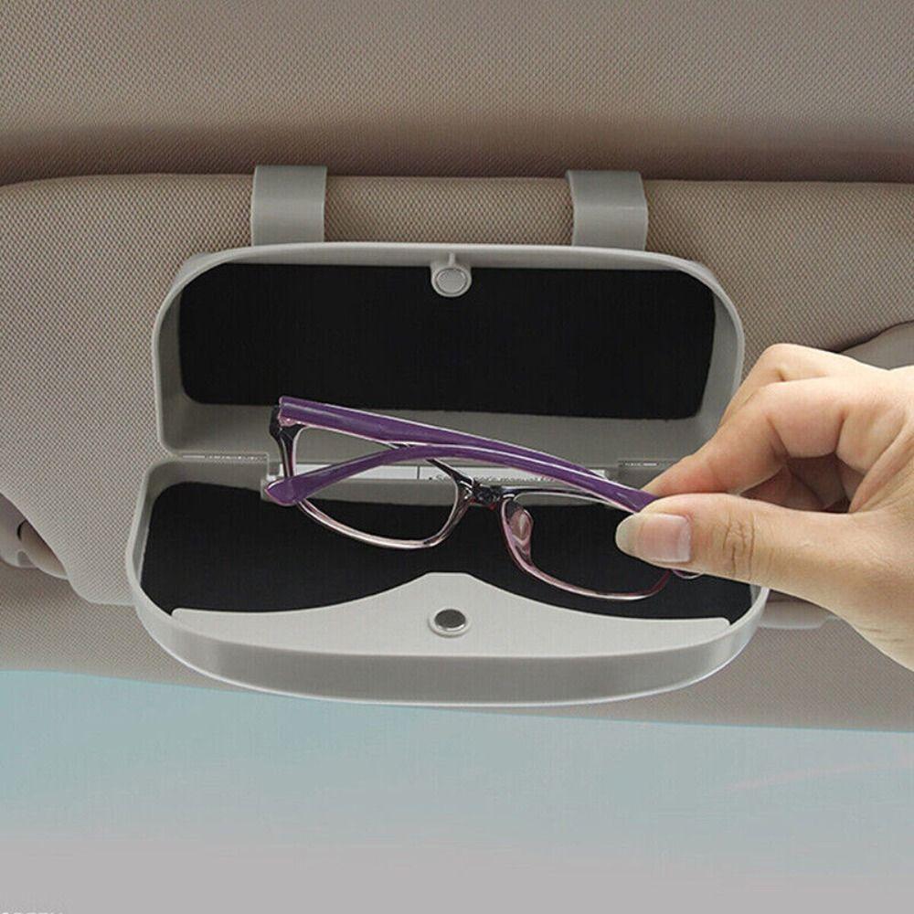 Magnetic Car Sun Visor Glasses Case Reusable Auto Sunglasses Organizer Car Glasses Holder