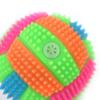6 см Мяч для волейбола из резины для домашних питомцев, мигающий, интерактивный, эластичный мяч, жевательные игрушки, игрушки для тренировки IQ