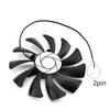 0.57A DC 12V HA9010H12F-Z 2-контактный вентилятор охлаждения для видеокарты GTX1050 Ti Для MSI Geforce GTX 1050Ti 4G OC GTX 1050 2G