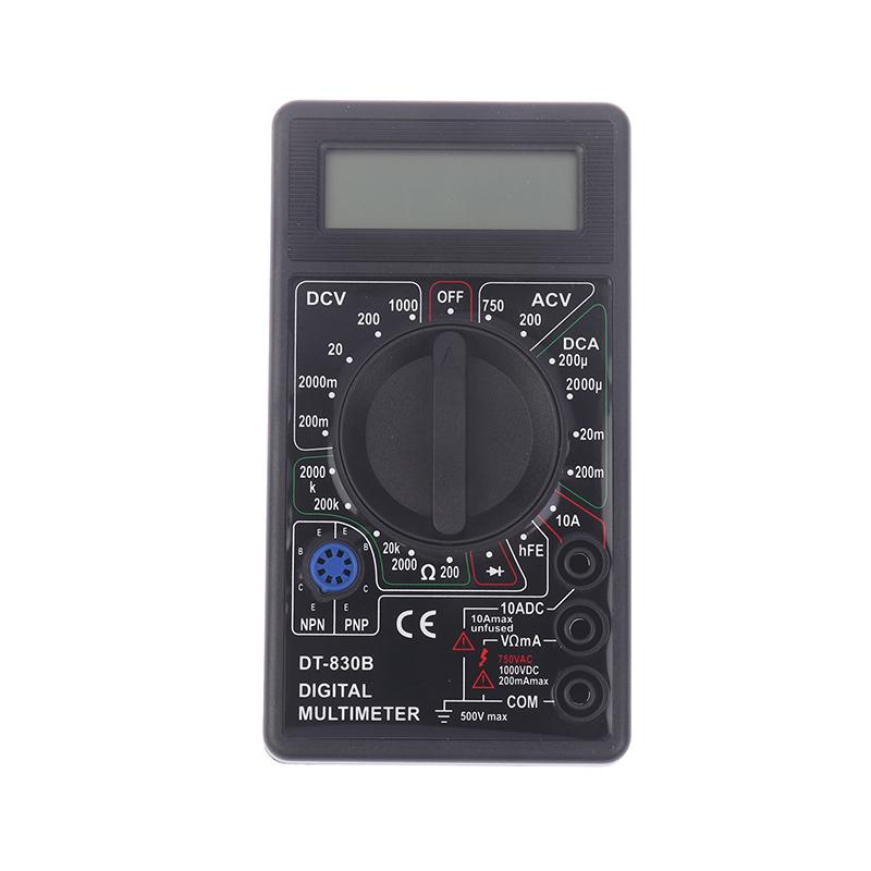 Lcd Auto Range Digital Voltmeter Multimeter Ohmmeter Volt Tester Measures Voltage Ac/Dc Voltage Current Capacitance Frequency