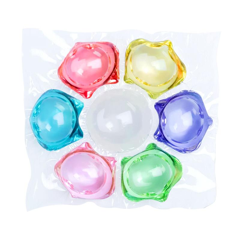 Семикамерные ароматические шарики для стирки обеспечивают глубокое очищение и длительное сохранение аромата.