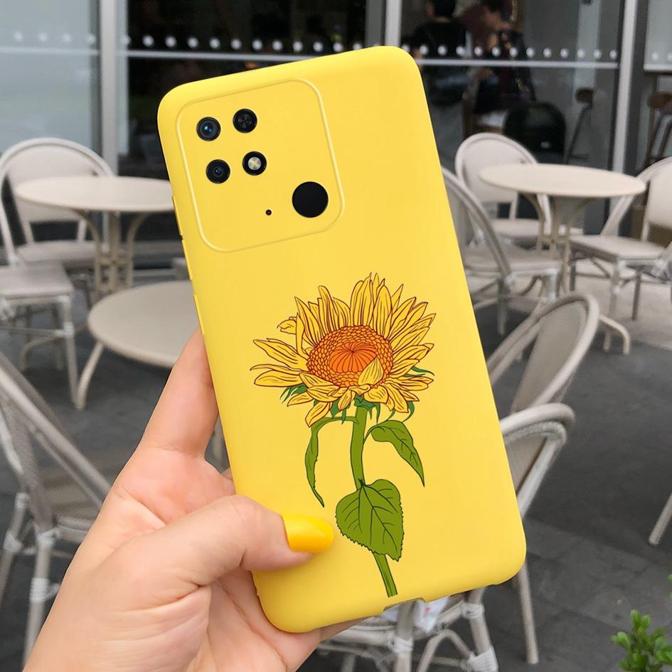 Чехол для телефона Xiaomi Redmi 10C Новый Популярный Цветочный Рисунок TPU Чехол-бампер для Xiaomi Redmi 10C 4G Redmi10C NFC 2022 Мягкий Funda