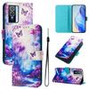 Dream Butterfly Forest Luxury Painted Leather Case Wallet Book Style Cover for Vivo Y20,Y35,Y51A,Y56,V27,Y78,V29,Y27,Y33S,Y19,V29E,Y17S,Y30,S19...
