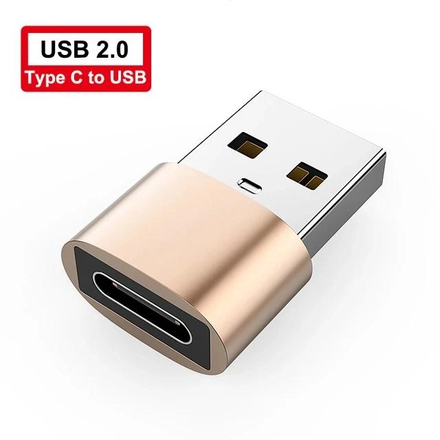 Адаптер USB 3.0 - Type C LED OTG - USB C USB-A - Micro USB Type-C Female Connector для адаптеров HUAWEI Samsung Xiaomi POCO