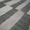 Tapis graphique motif ligne marron 120x160
