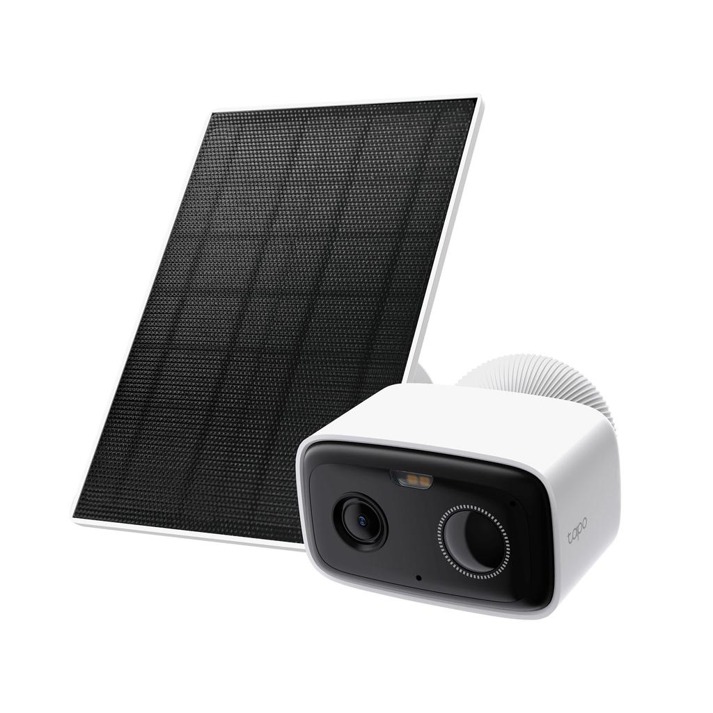 Tapo Outdoor Solar Security Smart AI Night IP65 Waterproof and Tapo C400 KIT Camera, Solar-Powered, Wi-Fi Wireless, 1080p, 2MP, Detection, Full-Color