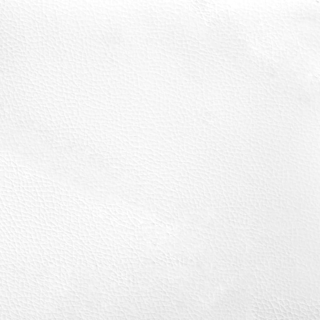 Gaming Chair Black and White Artificial Leather
