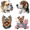 T298 # золотистый ретривер, собака, бульдог, собака Йорки, собака, стикер на стену, декор для ванной комнаты, туалета, гостиной, шкафа, украшения дома, наклейки