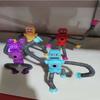 Telescopic Suction Cup Robot Toy Funny Pop Tubes Stress Relief Sensory Toy For Toddlers Gifts