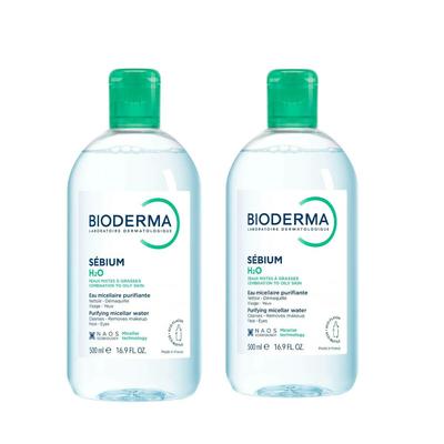 Bioderma Bioderma Sevium H2o Очищающая вода 500 мл Набор из 2 шт.