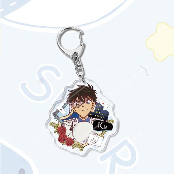 Акриловый брелок в стиле аниме «Детектив Конан», металлическое кольцо, автомобильная сумка, украшение для ключей, аксессуар, подарок, аниме, подарки, кулон