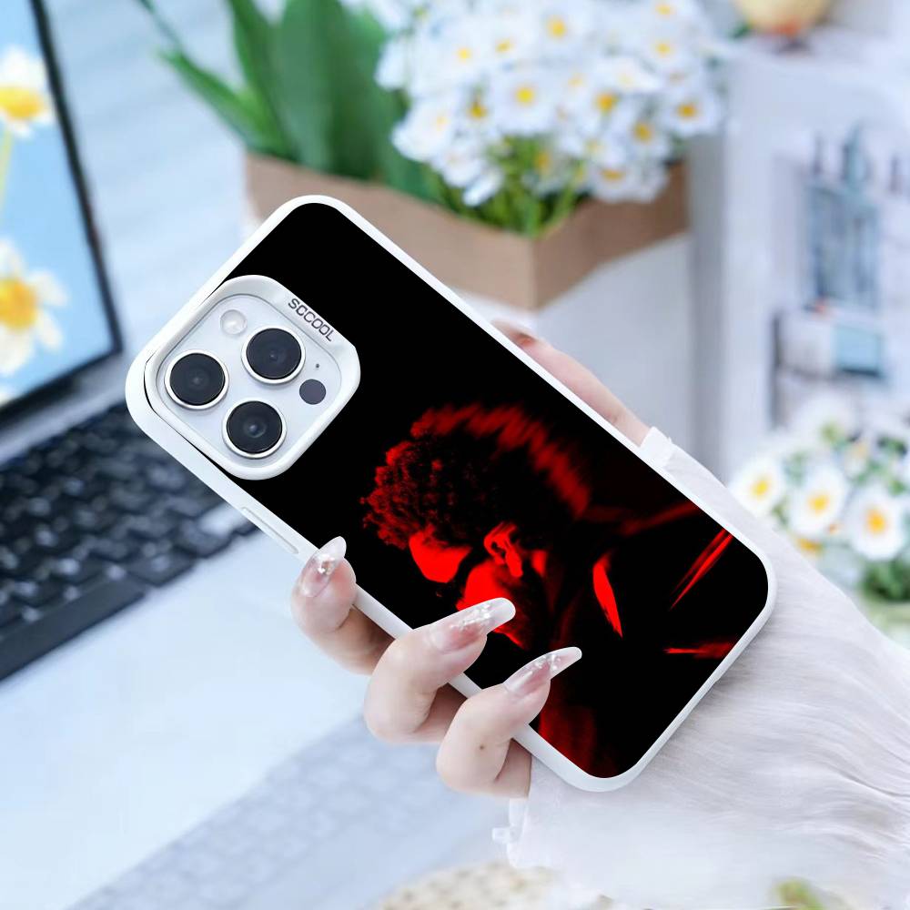 Чехол для телефона The Weeknd для iPhone 16,15,14,13,12,17, Pro, MAX белый Матовый Ударопрочный Чехол