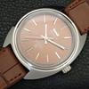 VINTAGE HMT KOHINOOR HAND-WINDING INDIAN MENS BROWN COLOR DIAL WATCH A440997-4 HT-a440997