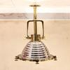 Industrial Retro Stage Maritime Antique Aluminium Brass Hotel Restaurant Cafe New Pendant Light