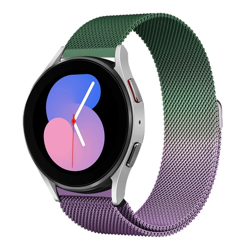 Ремешок 20 мм 22 мм для Samsung Galaxy Watch 4/5/6/5Pro 44 мм/40 мм/Active 2 браслет с магнитной петлей Galaxy Watch 4/6 classic 46 мм 42 мм
