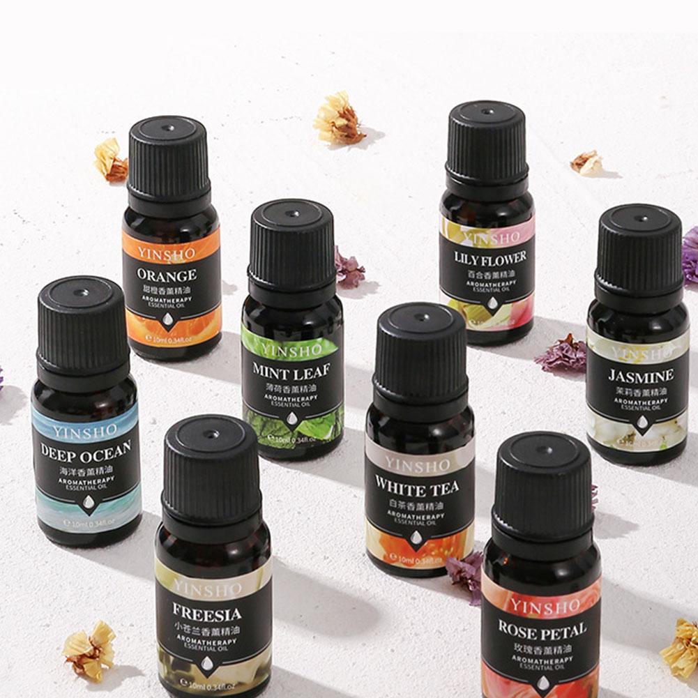 14 Ароматов 10 мл Ароматерапевтические Эфирные Масла Домашние Водорастворимые Роза Лаванда Ароматическое Масло для Аромадиффузора Увлажнителя Воздуха