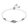 Браслеты из стерлингового серебра 925 пробы Pulseira со снежинками, браслеты из серебра 925 пробы в виде сердца и змеи, женский серебряный браслет для женщин, ювелирные изделия