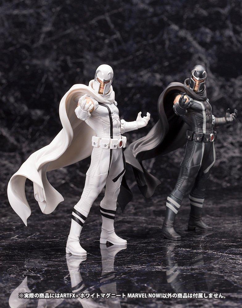 Kotobukiya Фигурка MARVEL White Magneto из ПВХ, простая в сборке, в масштабе MARVEL ARTFX+ СЕЙЧАС! СЕЙЧАС! 1/10