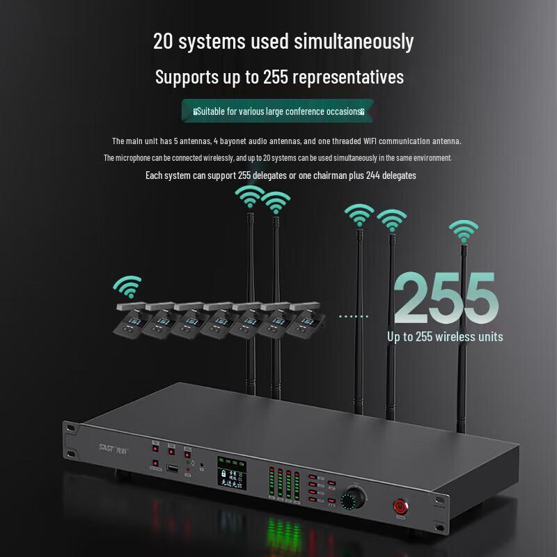 SAST OK-129 Wireless Digital Conference Microphone System (CN version)