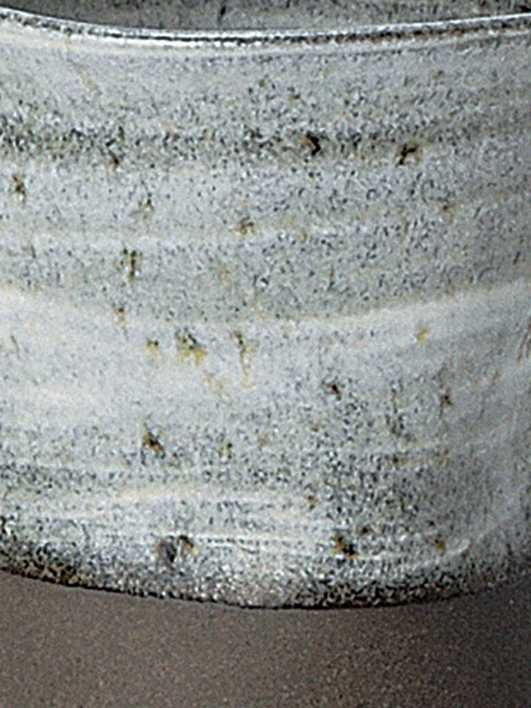 Sohogama Pottery Tumbler White Soba Brushed Wide Mouth Cup 380cc 350-07-233