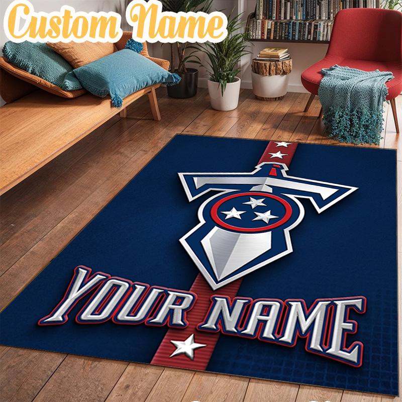 Custom Name Texas Baseball Rug Office Rug Chair Mat Non Slip Carpet Rugs for Bedrooms Dining Room Living Room Home Decor gifts