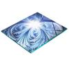 Decorative Glass Kitchen Chopping Board Abstract Flower 60x52 Cm