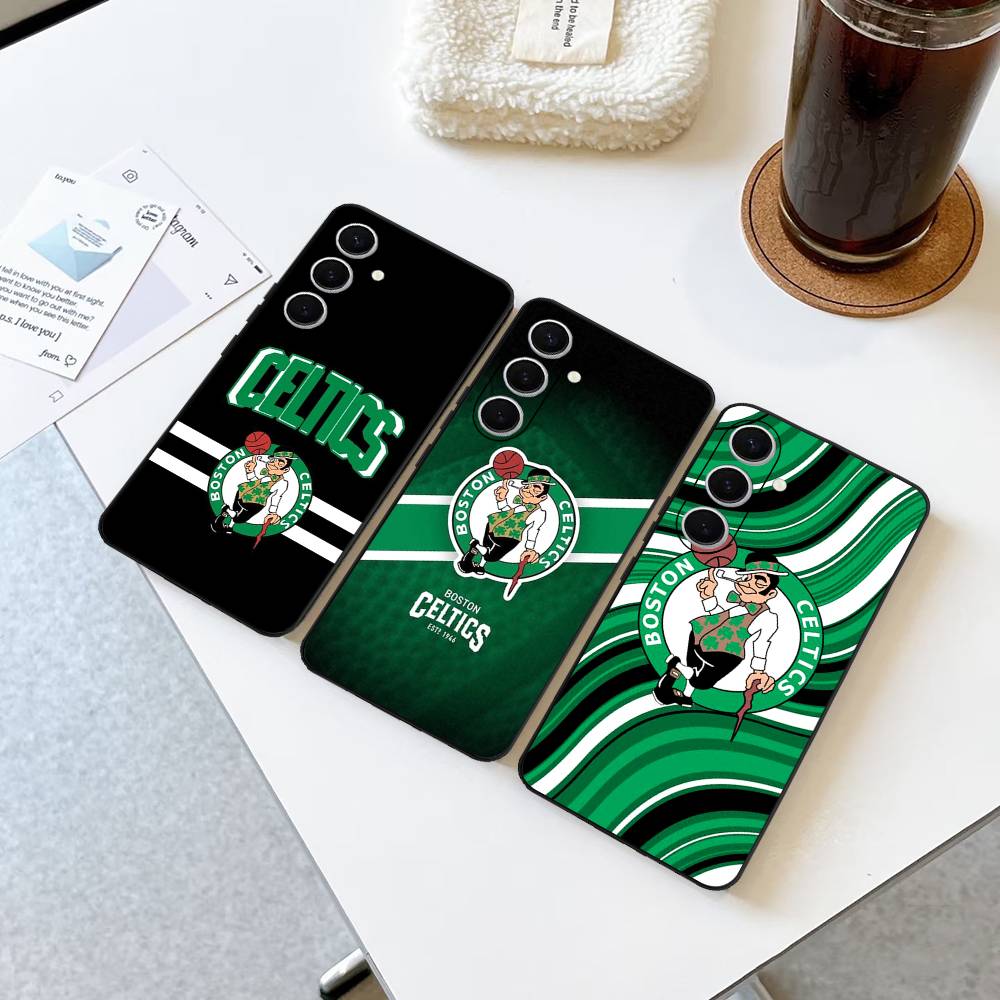 Чехол для телефона B-Boston C-Celtics для Samsung S 24 fe 25 Ultra plus 20 lite 21 30 22 23 24 22 Ultra 5G Fundas