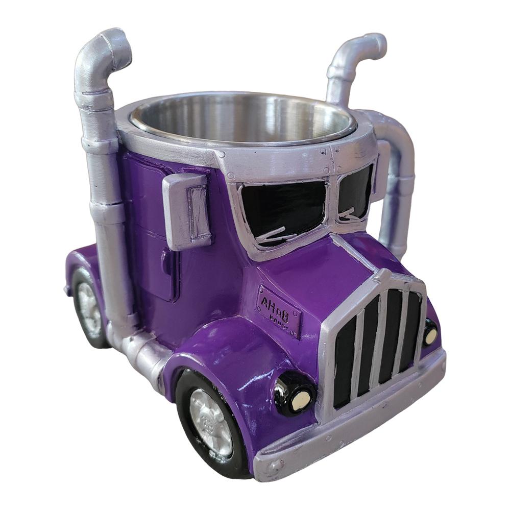 Кружки для кофе в форме полугрузовика из нержавеющей стали ручной работы Кружка для кофе в форме полугрузовика Подарки для любителей кофе и грузовиков