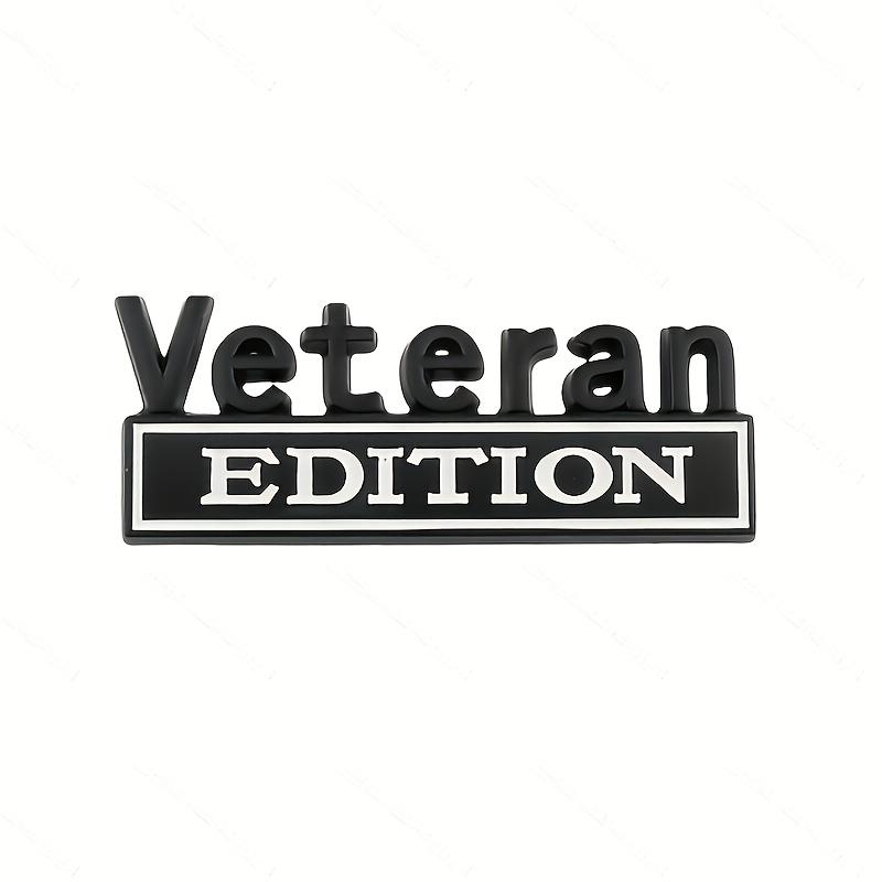 Suitable for Car Fenders and Rear English Letter Veteran Decorative Car Emblem 3D High-quality Metal Material Car Rear