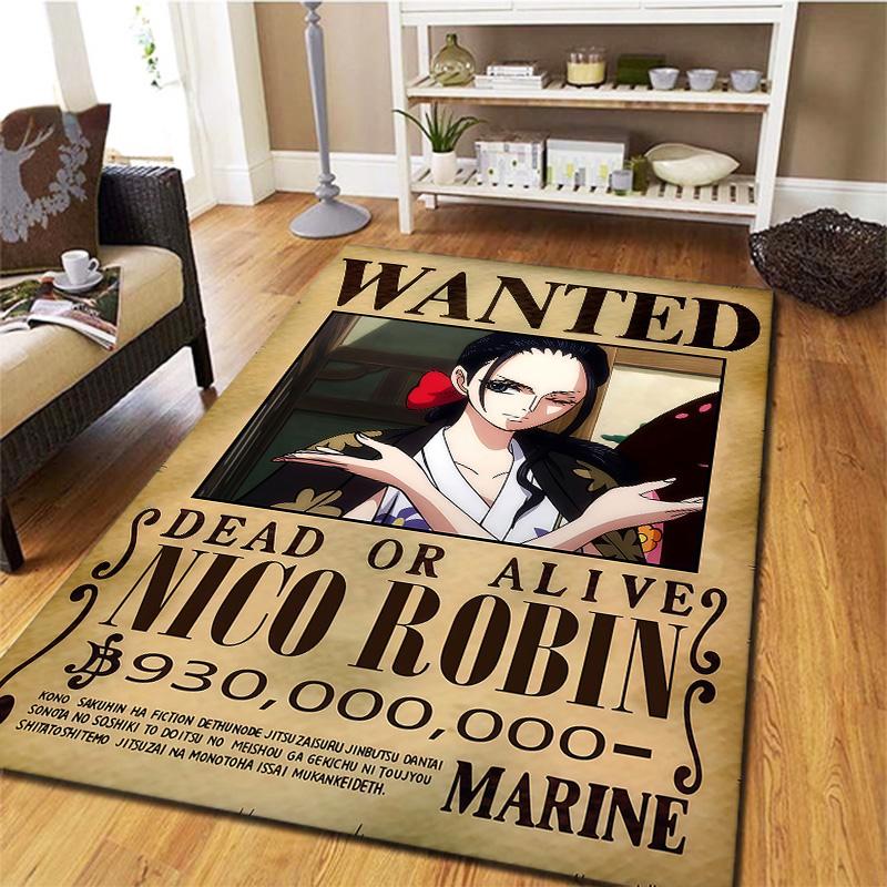 Nico Robin Carpet Rug For Living Room Bedroom Home Sofa Decoration,kids Play Nonslip Floor Mat