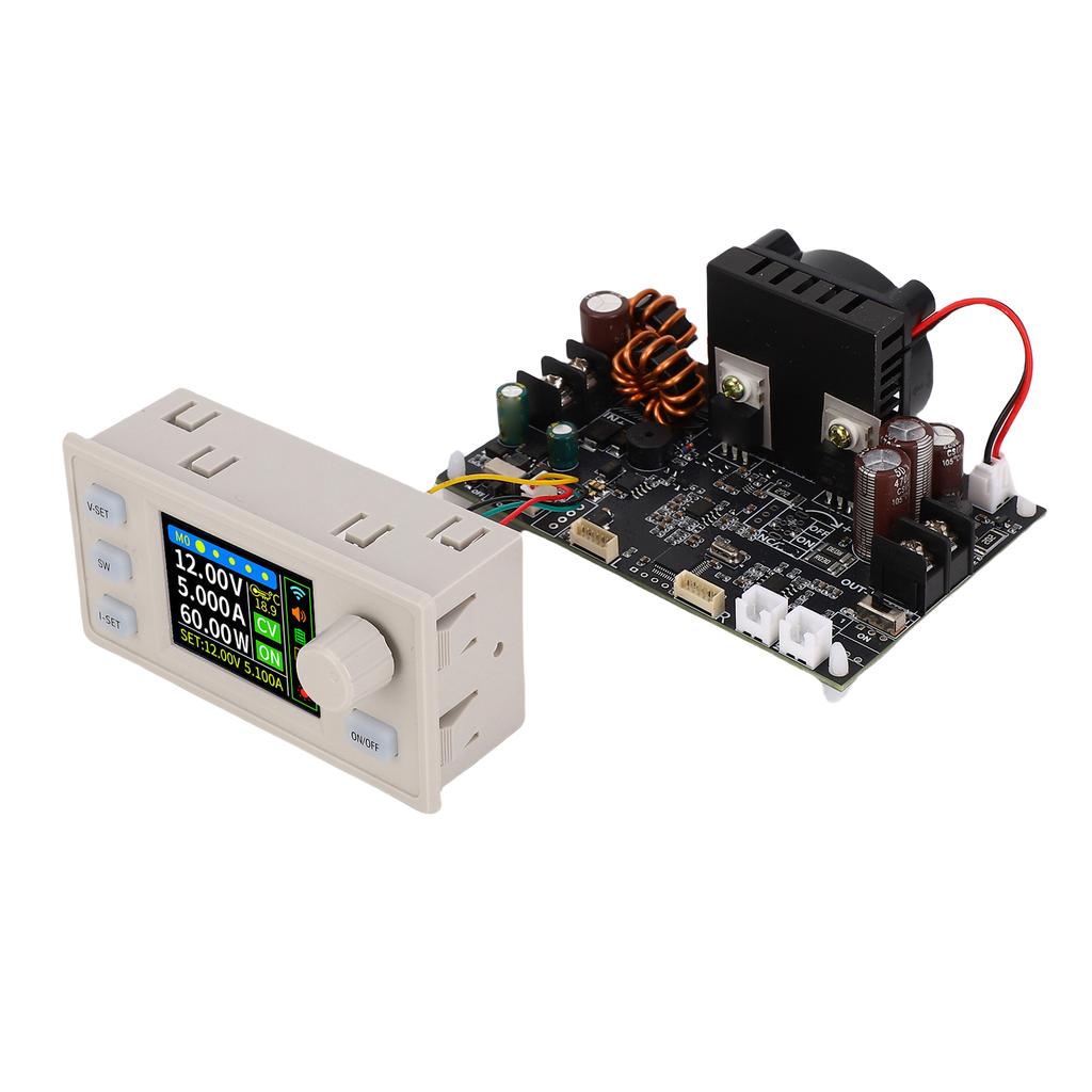 Adjustable Voltage Regulator DC6.0 36V 7A 252W Input DC0.0 36V Output 1.8 Inch Screen Voltage Regulated Power Supply