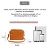 Three Layer Leather Crossbody Shoulder Bag Women's Handbag Bag Crossbody Bags
